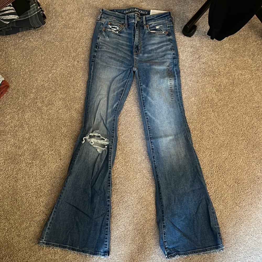 American Eagle-Super High Rise Flare